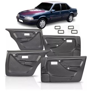 Forro De Porta Monza Tubarão 4 Portas E Moldura Maçaneta em Oferta na Shopee