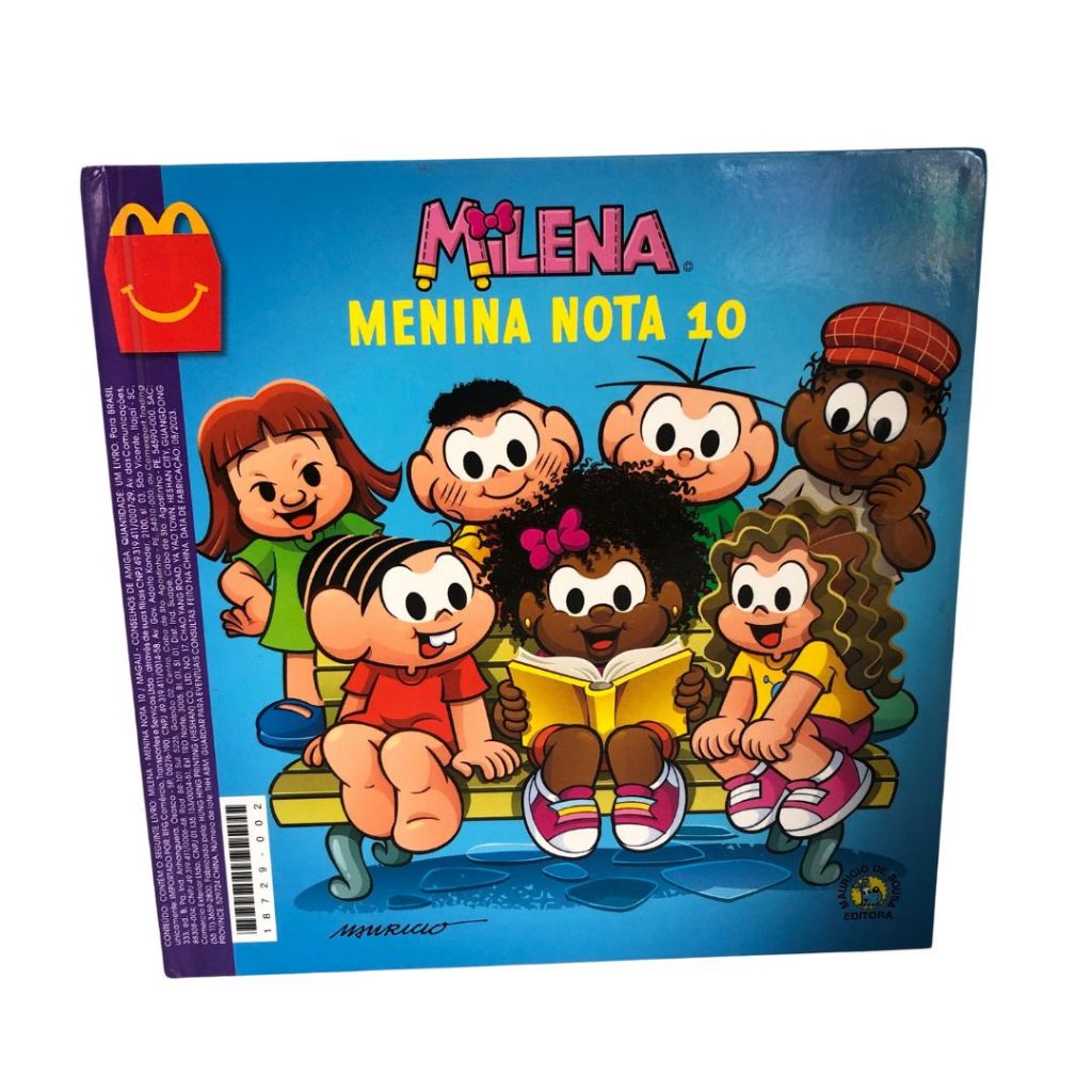 Livro Menina Nota 10 Conselhos de Amiga – Coleção Turma da Mônica McDonald's McLanche Feliz 2024