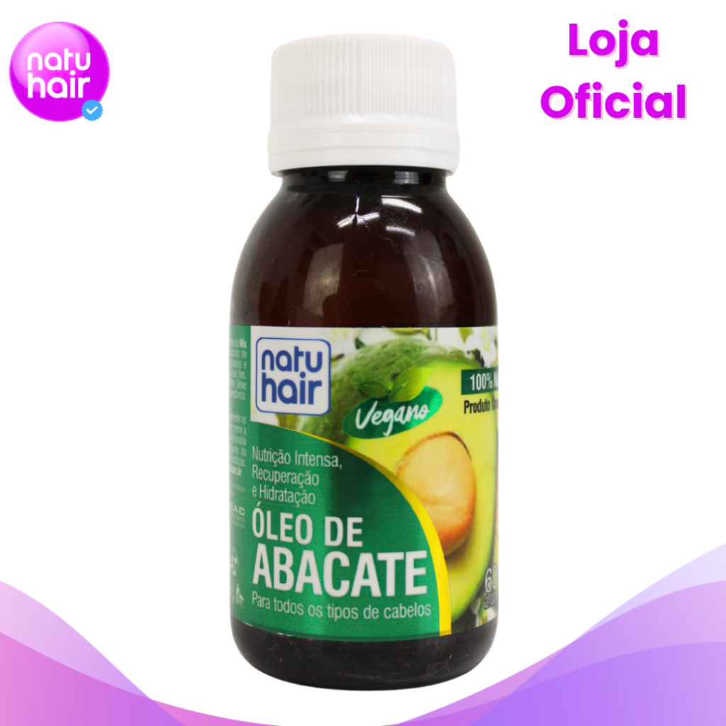 Óleo de Abacate Natuhair 60ml em Oferta na Shopee