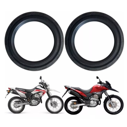 Par Retentor Bengala + Par Guarda Pó Xr 250 Tornado Xre 300 Crf