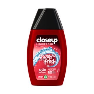 Pasta de Dente Em Gel Close Up Liquifresh Red Hot Flúor 100g em Oferta na Shopee