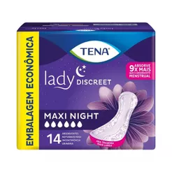 Absorvente Para Incontinência Urinária Lady Discreet Maxi Night 14 Unidades