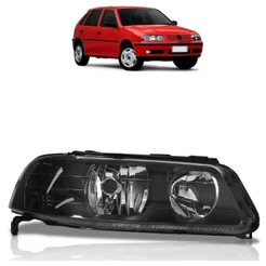 Farol Dianteiro Gol Parati Saveiro G3 1999 2000 2001 2002 2003 2004 2005 Foco Duplo Máscara Negra