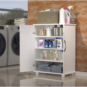 Armário Multiuso Sapateira Para Escritório Cozinha Lavanderia 2 Portas Glamour Decora