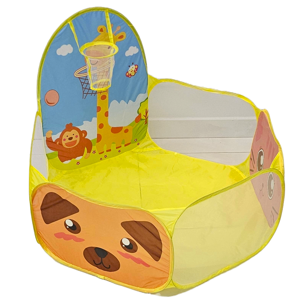 Tenda Chiqueirinho - Girafinha C/ Cestinha - 120mt largura - Poliéster Ecológico - Barraca infantil