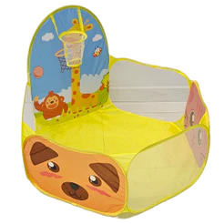 Tenda Chiqueirinho - Girafinha C/ Cestinha - 120mt largura - Poliéster Ecológico - Barraca infantil