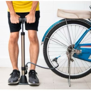Bomba Para Encher Pneu De bicicleta Carro Moto E Bike de 50cm E 30Cm em Oferta na Shopee