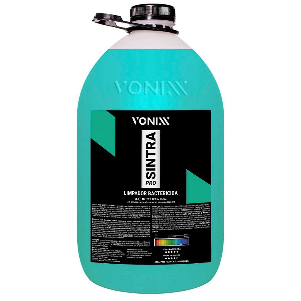 Sintra Pro 5l Multilimpador Vonixx Flotador Bactericida