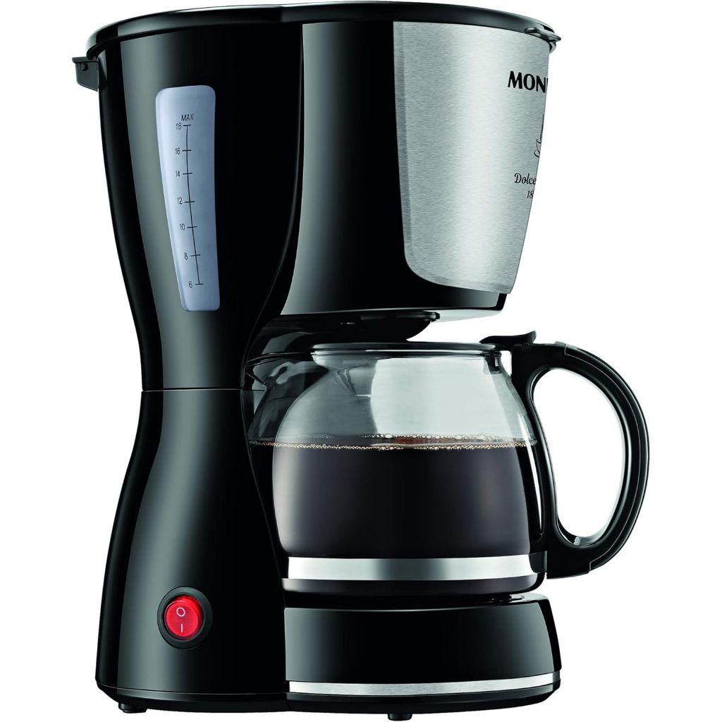 Cafeteira Elétrica Mondial Dolce Arome Inox 550W C-30-18X Preta