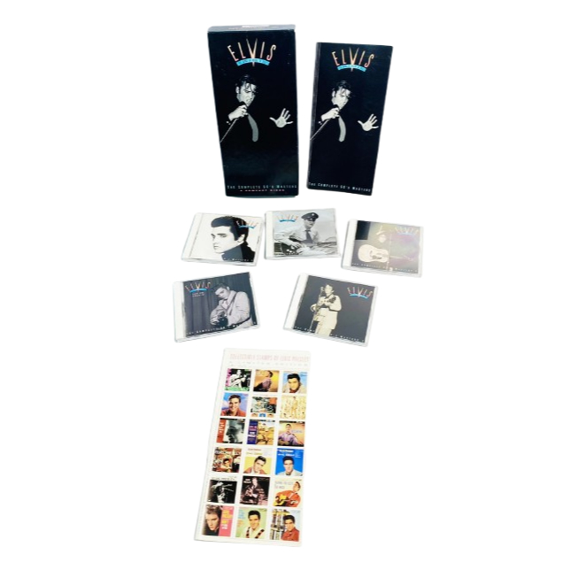 Cd Caixa Box Elvis The King Of Rock N Roll 5 Cds E Livreto