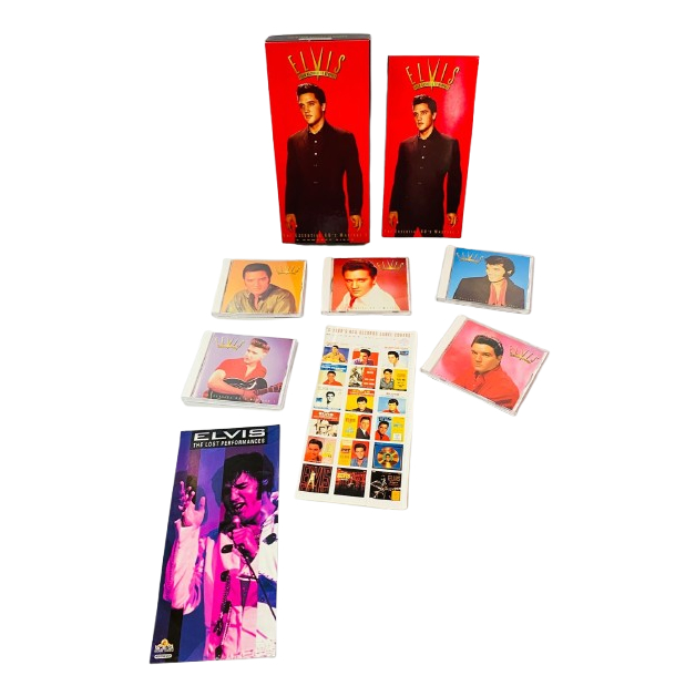 Cd Caixa Box Elvis From Nashville To Memphis 5 Cds E Livreto