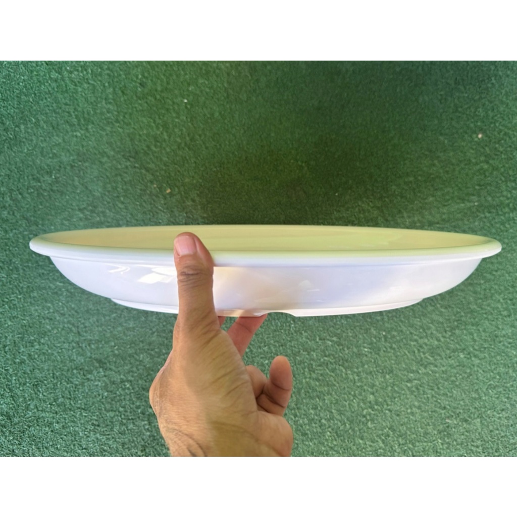 Travessa Oval Extra Grande Buffet 44,8x32,2 Melamina Branca — imagem 2 de 2