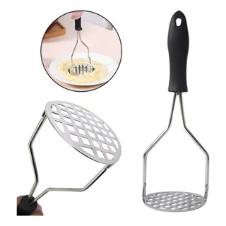 amassador espremedor de batatas purê feijão legumes inox em Oferta na Shopee