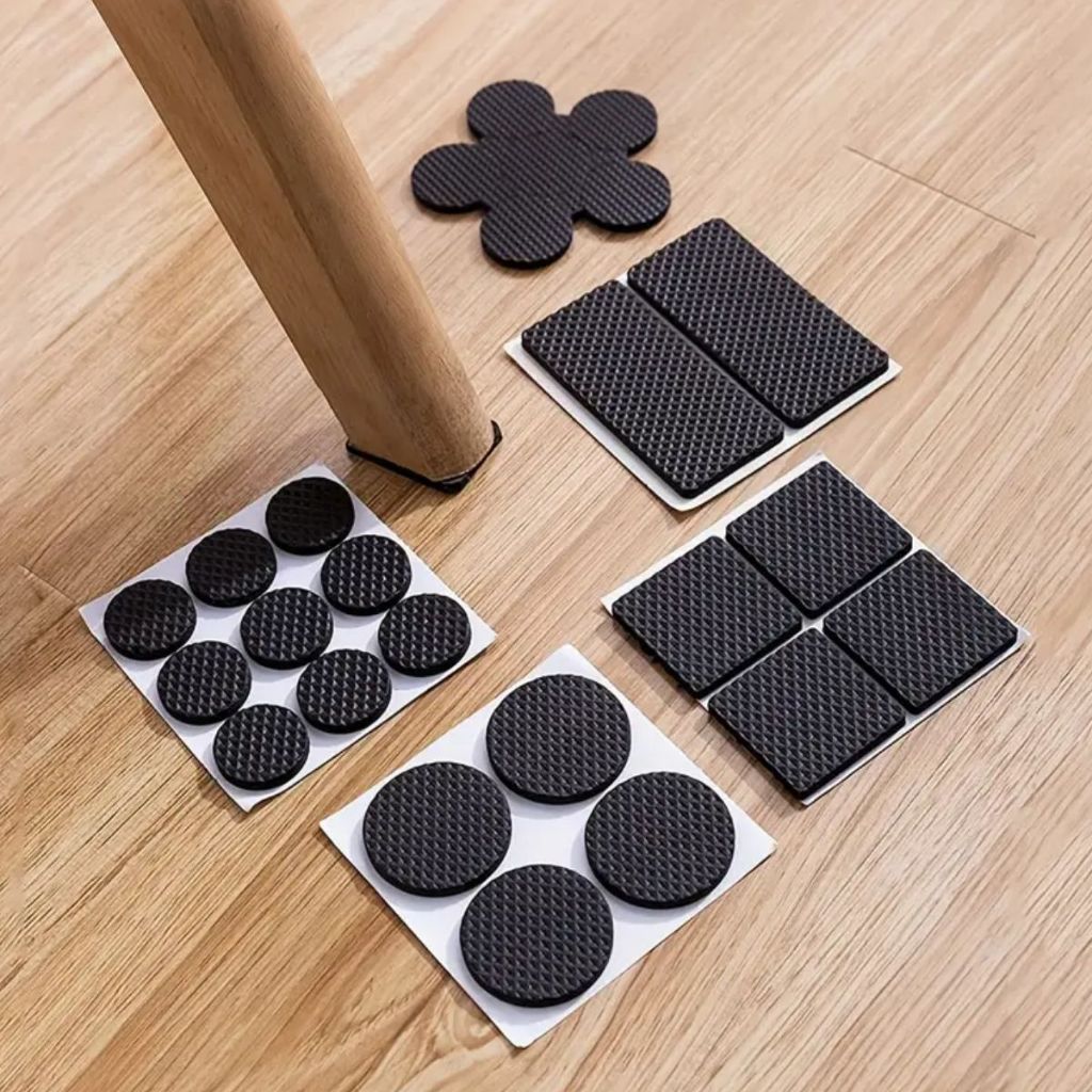 Protetor de Cadeira Piso EVA  Antiderrapante Adesivo para Proteger Quadrado Redondo Proteção de Mesa