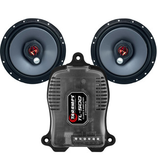 Módulo Amplificador Taramps TL500 2 Canais 45 Watts + Alto Falante 6 Polegadas 4 Ohms Bomber Bbr6 em Oferta na Shopee