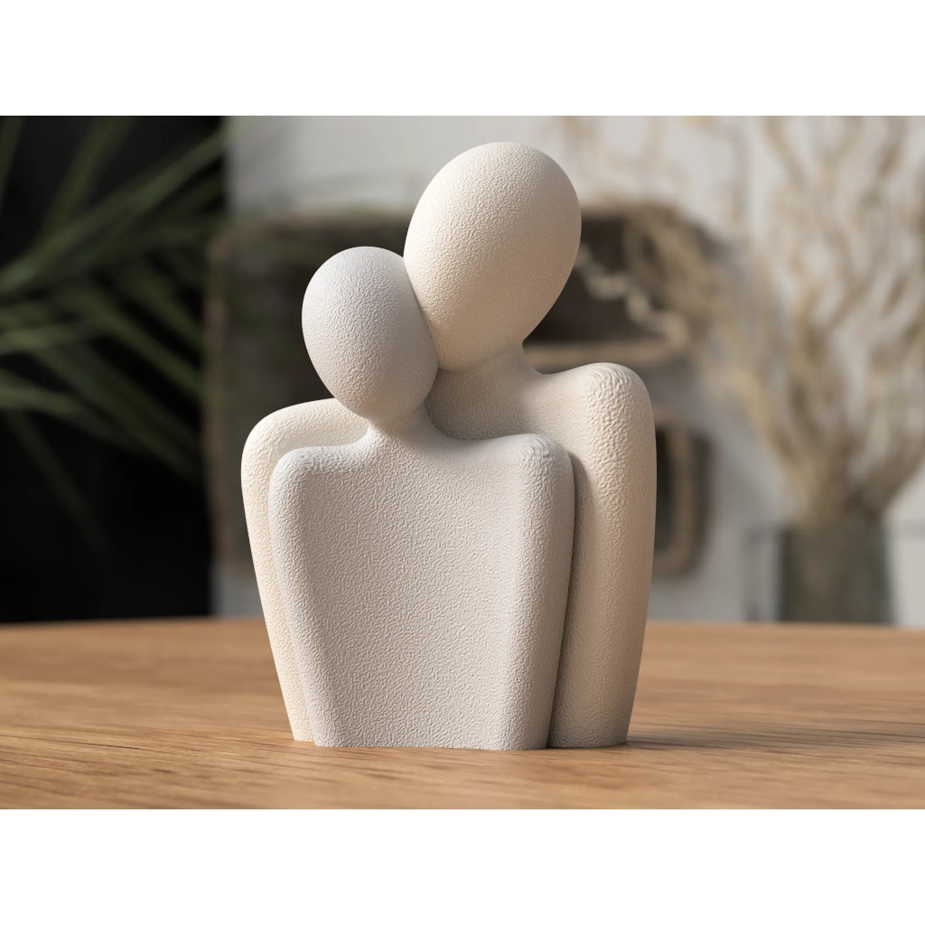 Estátuas Decorativa de Casal Abraçando Premium Impresso em 3D (Plástico) em Oferta na Shopee