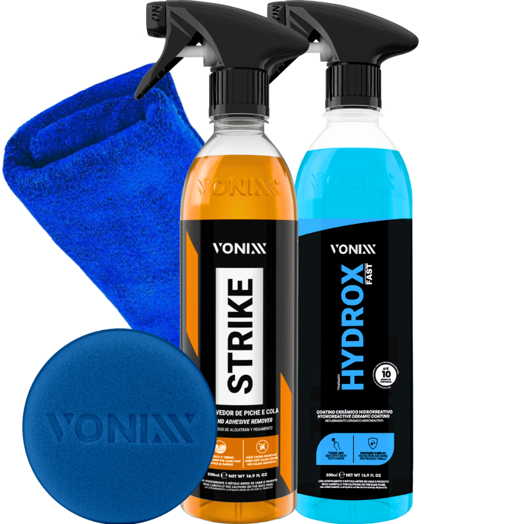 Hydrox Fast Hidro Repelente Proteção para Pintura Strike Remove Piche e Cola 500ml Vonixx em Oferta na Shopee