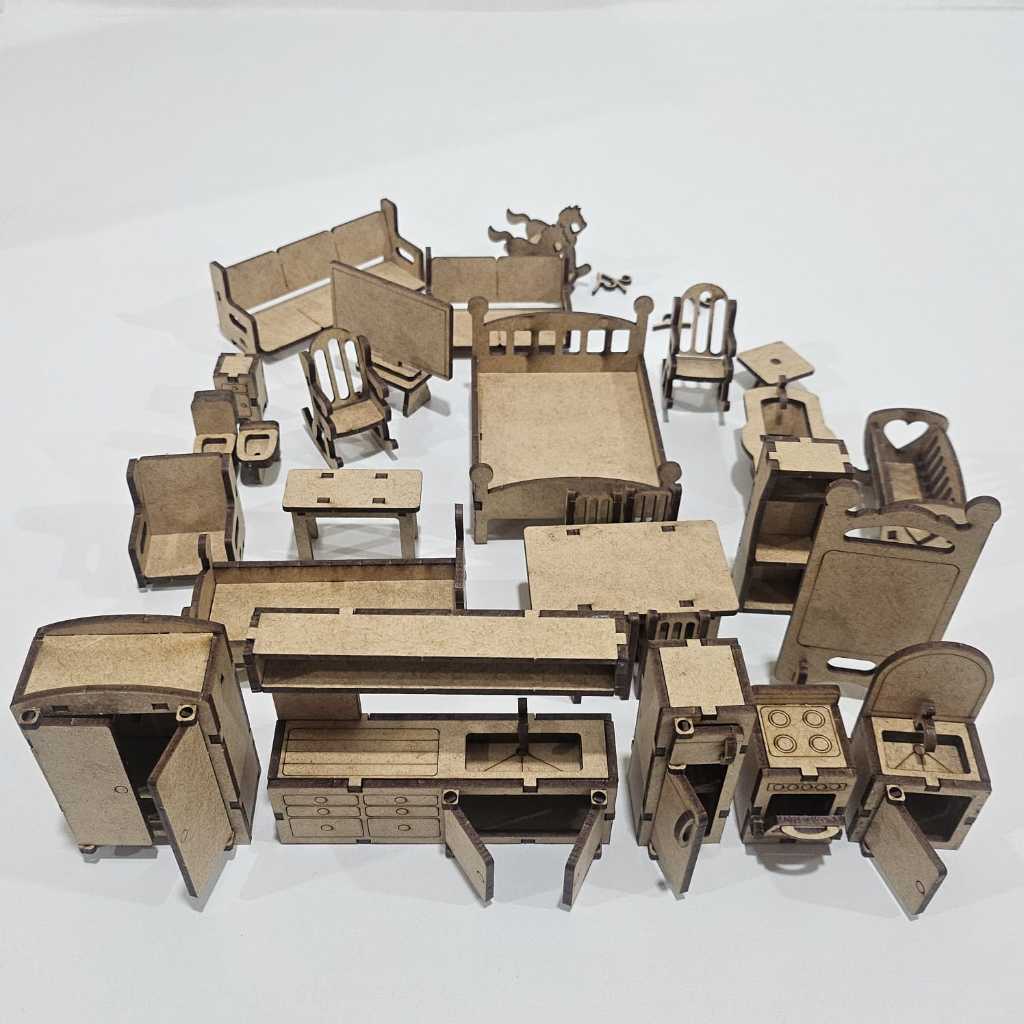 Móveis de Mdf para Casinha de Boneca: Onde Comprar | BuscaProdutos