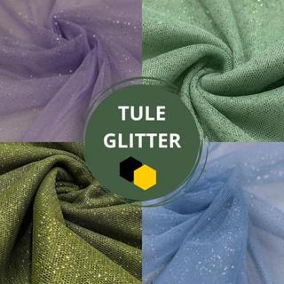 20 Metros Tecido Tule Com Glitter Tule Cristal Com Brilho (Varias Cores) em Oferta na Shopee