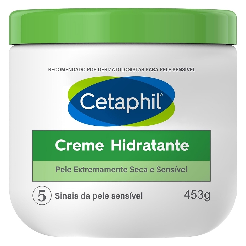 Cetaphil Creme Hidratante Corporal Pele Seca E Sensível 453g