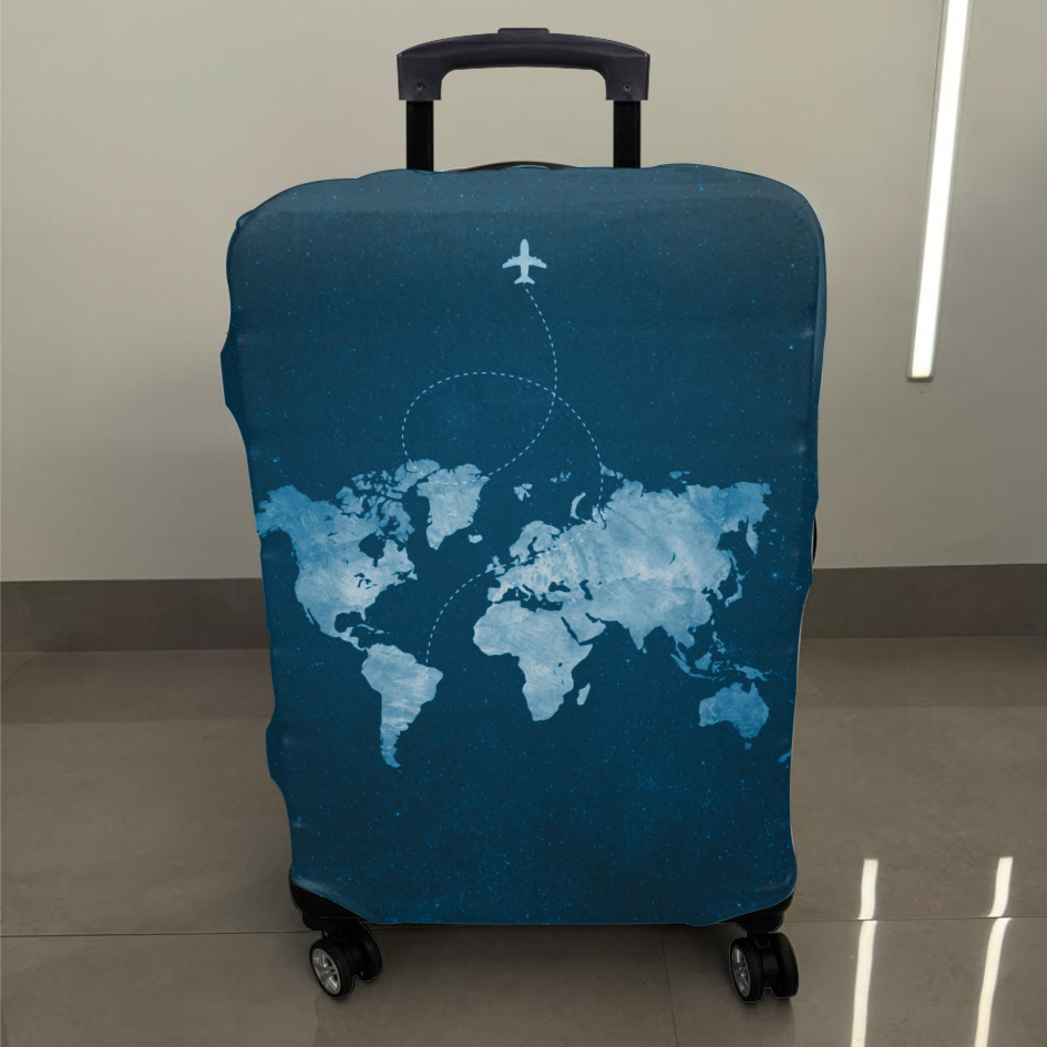 Capa Protetora De Mala Alta Elástica Para Bagagem/Acessórios De Poeira Viagens