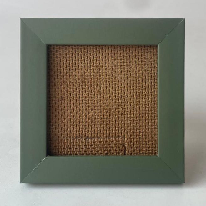 Moldura Porta Retrato 10x10 Cor Verde em Oferta na Shopee
