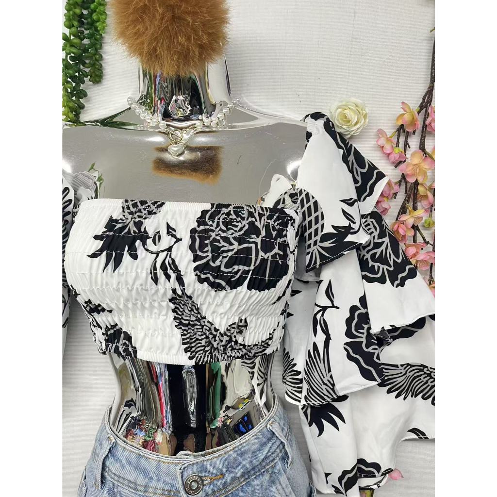 Cropped Babado Camadas: Onde Comprar | BuscaProdutos