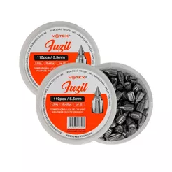 2 Chumbinhos Fuzil 5.5mm 1,324g 220 Unidades - Votex