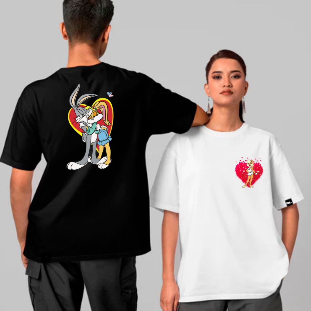 Conjunto Camisetas Personalizadas Casal Namorados Combinando Perna longa KIT Casal