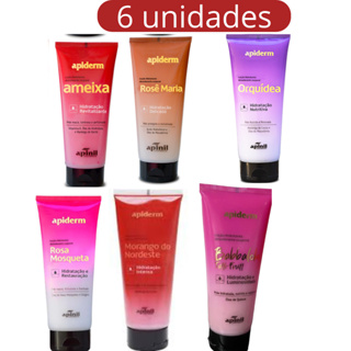LOÇÃO HIDRATANTE CORPORAL APIDERM APINIL KIT 6 UNIDADES em Oferta na Shopee