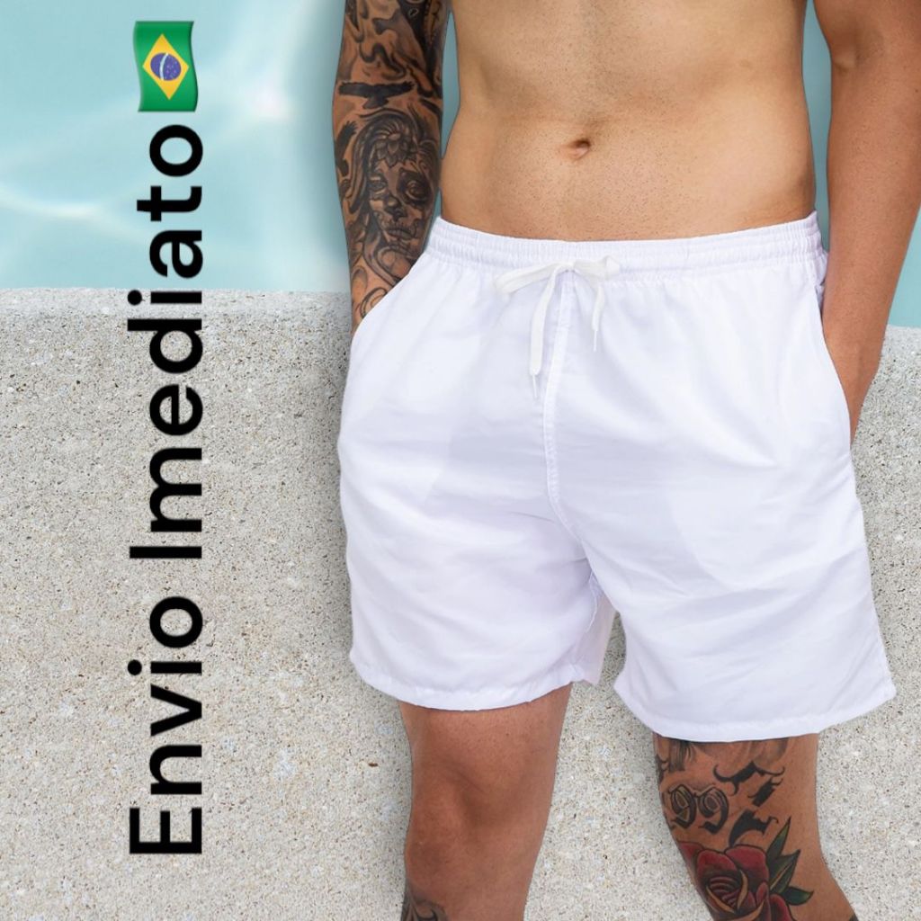 Short Masculino Tectel Mauricinho Moda Praia Férias Curto Academia Musculação Esporte
