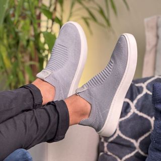 Tênis Knit On Masculino Feminino Confortável Calce Fácil Leve Respirável Casual Esportivo em Oferta na Shopee
