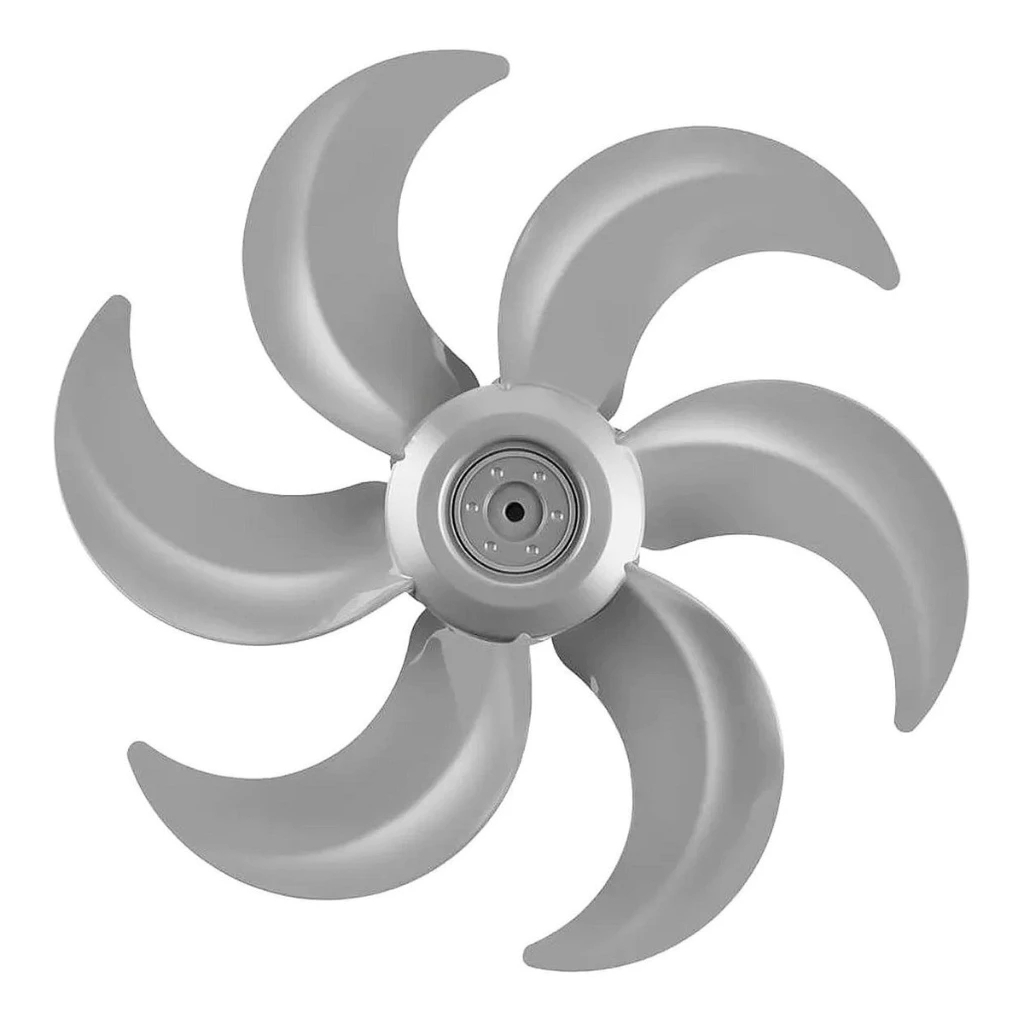 Hélice Para Ventiladores Mondial Cinza/Preto/Azul 40cm 6 Pás