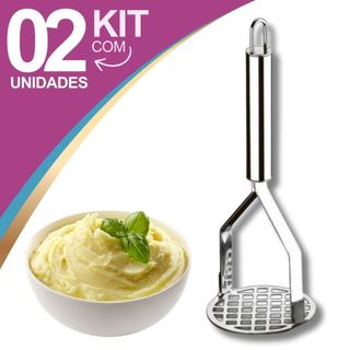 Amassador de Batata Inox Utensílio Resistente e Ergonômico para Purês e Receitas Cremosas em Oferta na Shopee