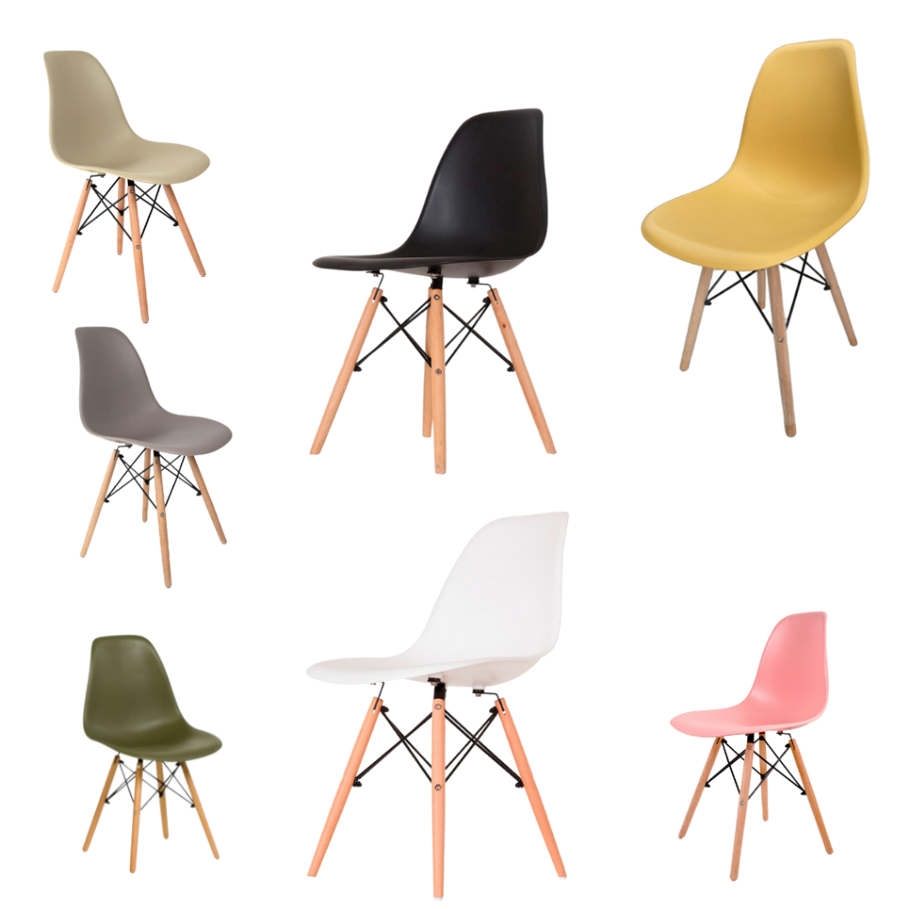 KIT com 4 Cadeiras Eames Eiffel  Modelo Original- Varias Cores em Oferta na Shopee