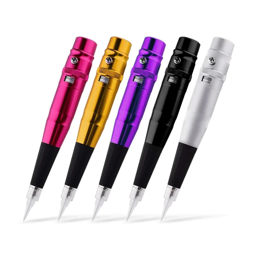 KIT Dermografo Universal Profissional Micropigmentação Labial  Sobrancelhas 10 Agulhas  10 Ponteiras