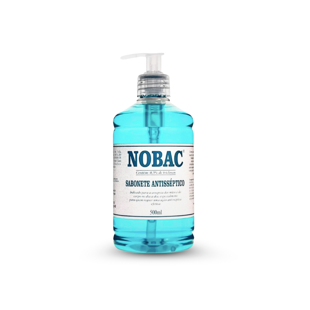 SABONETE ANTISSEPTICO LIQUIDO 500ML C/APLICADOR NOBAC - NATURELLE