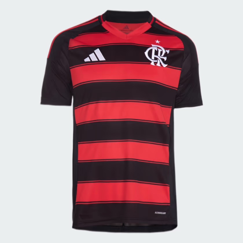 Manto Flamengo Jogo 1 Adidas 2025 - Sports & Outdoors