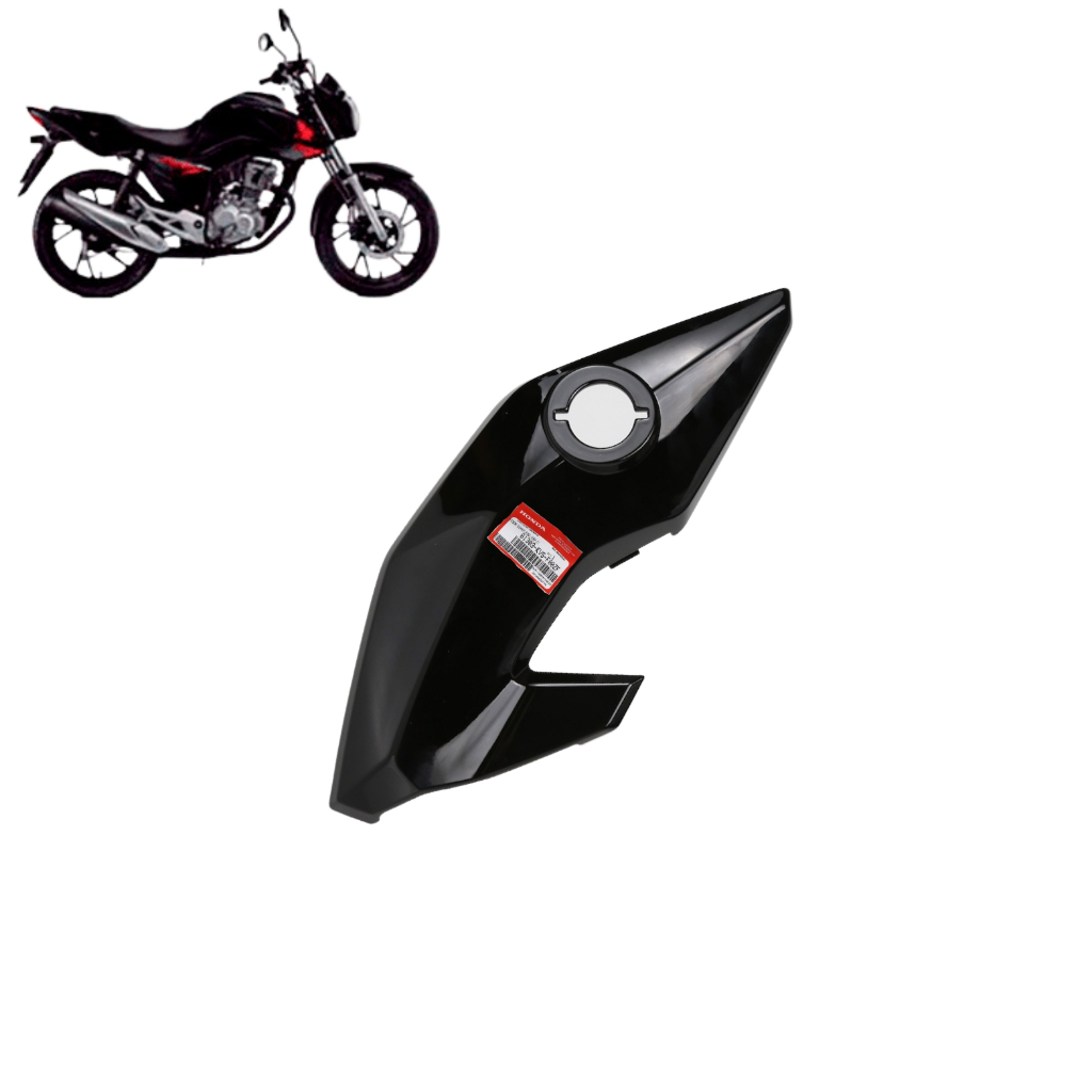 Carenagem Farol Esquerda Cg Titan 150 Fan 150 2014 2015 Fan 160 2016 a 2021 Preta Original Honda