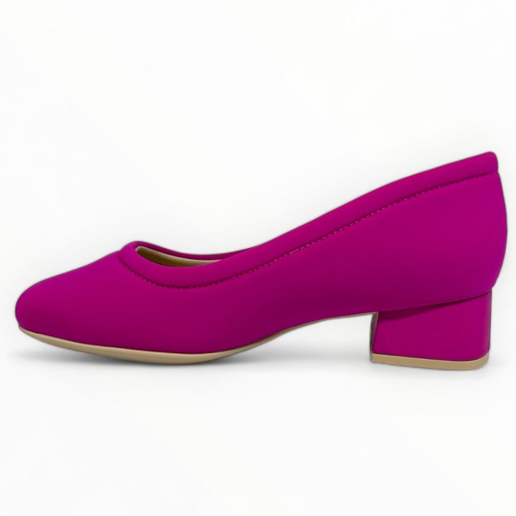 Sapato Social Feminino Lycra Rosa Comfortflex 2495422-5