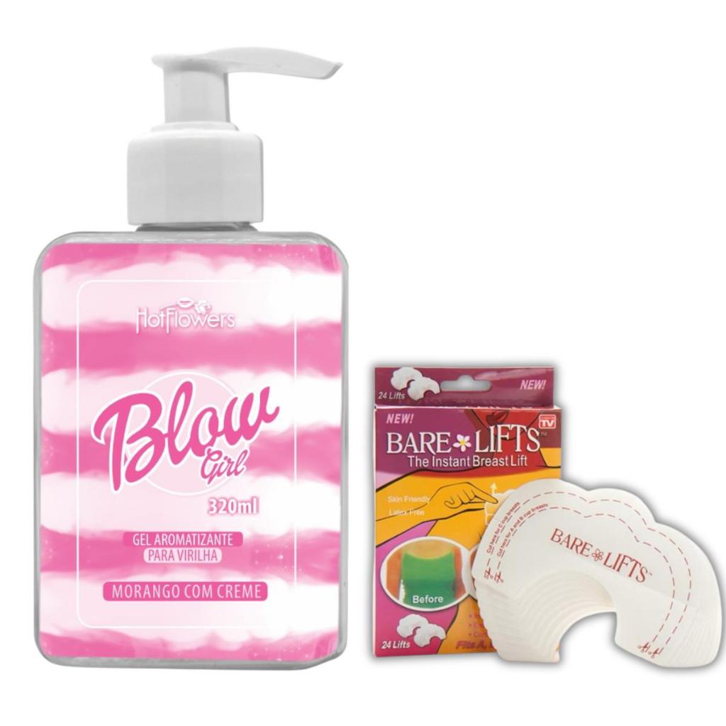 Toque Sedoso e Seios Levantados: Blow Girl + Sutiã Adesivo Invisível