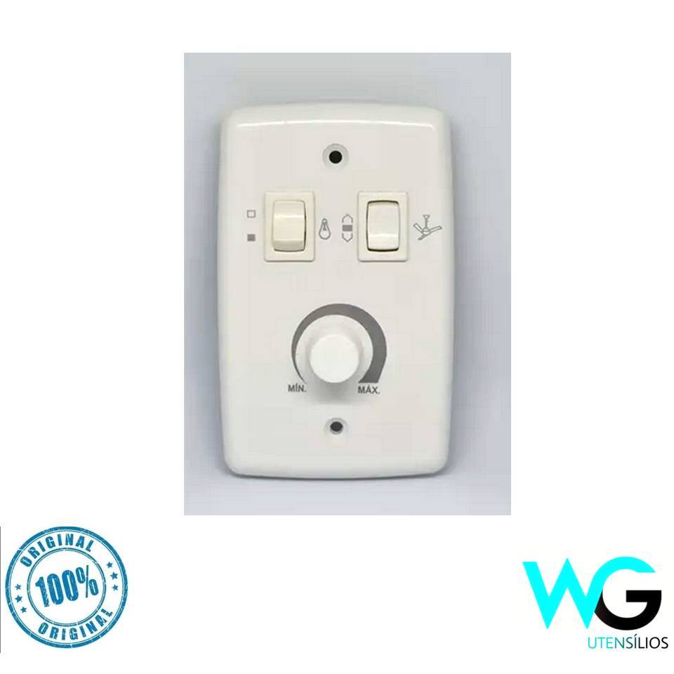 Controle Ventilador De Teto 4x2 Chave Rotativa 400w Bivolt