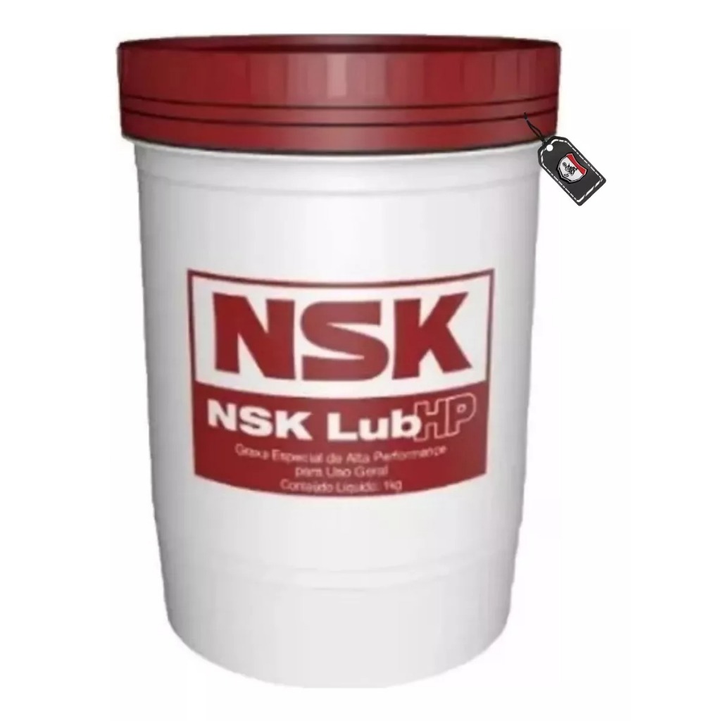 Graxa Para Rolamentos Nsk Lub Hp 1kg Alta Temperatura -20+150°c