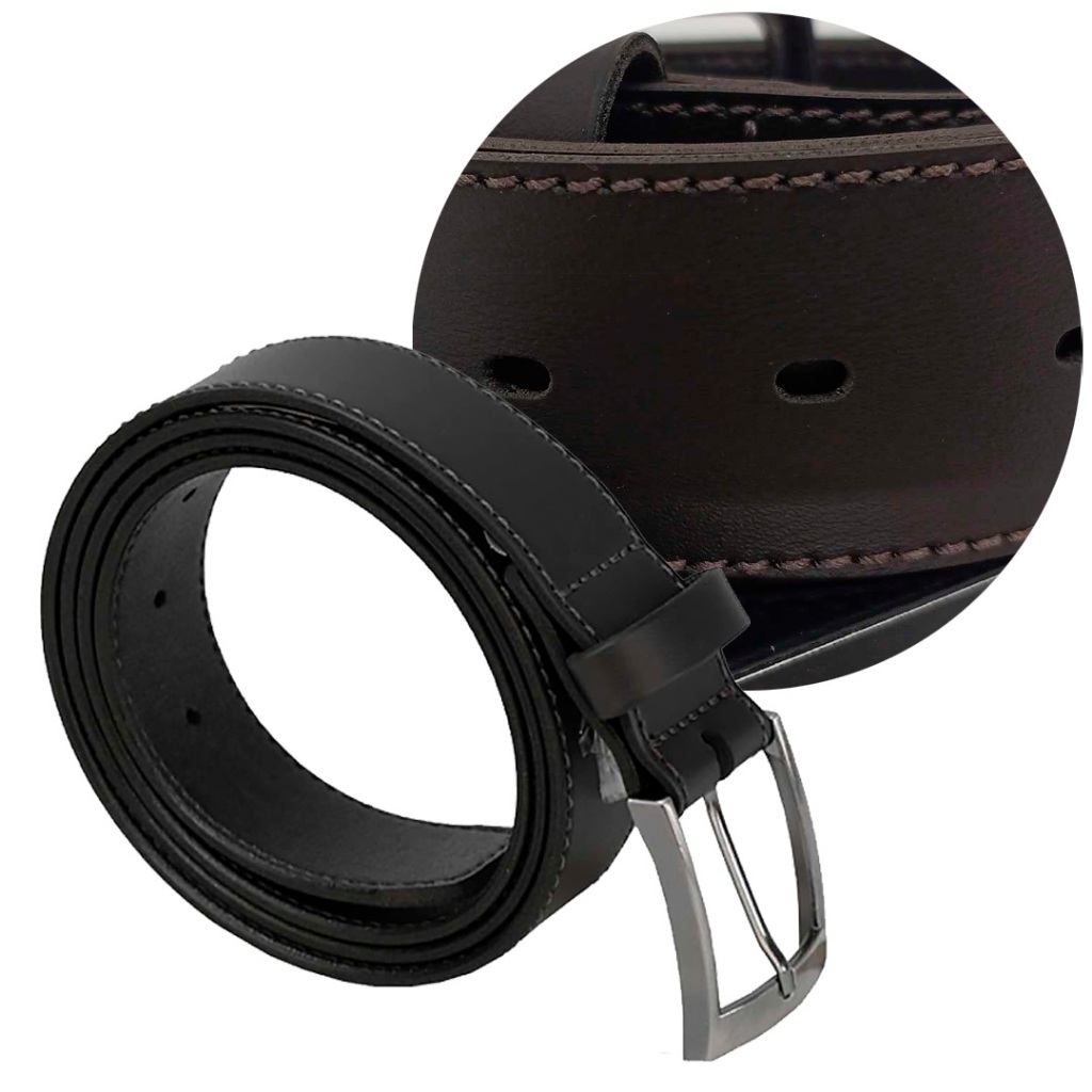 Cinto Masculino Costurado Largo 40mm Windy 4001641 - Fashion Accessories