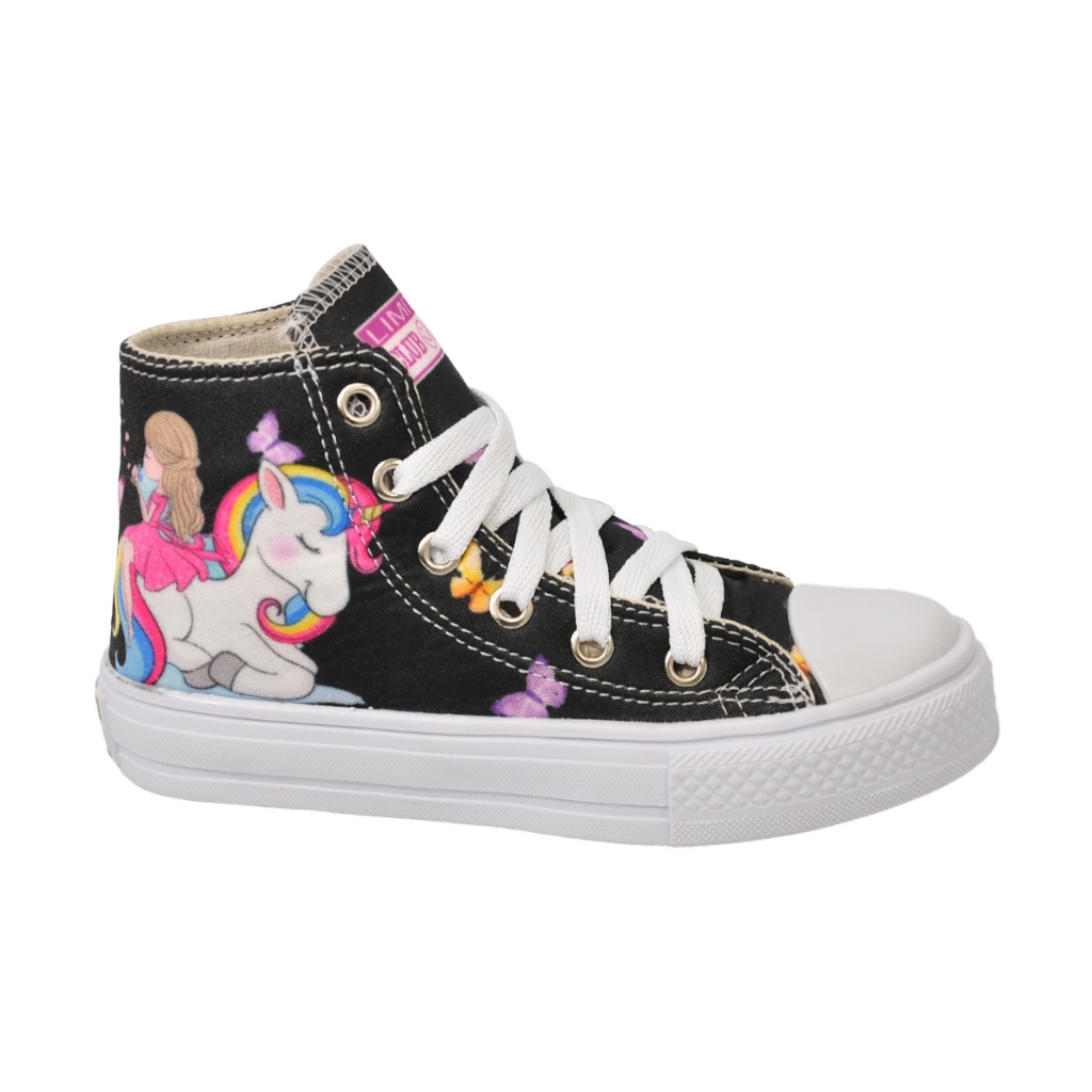 Tênis Infantil Feminino Unicórnio Sereia Menina Botinha Cano Alto Club Magia em Oferta na Shopee
