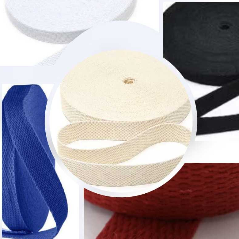 Alça De Bolsa/Cru/Preta/Branca/Azul e Vermelha (NO METRO/ A PARTIR DE 1 MT)100% ALGODÃO*Larg 30mm*. em Oferta na Shopee