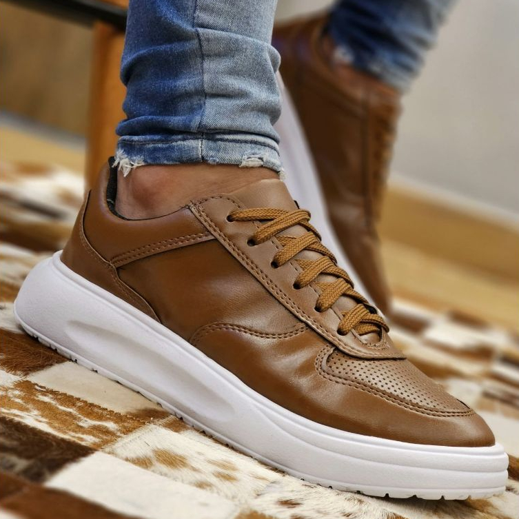Tênis Casual Masculino Conforto Sneaker Estilo Moderno Básico em Oferta na Shopee