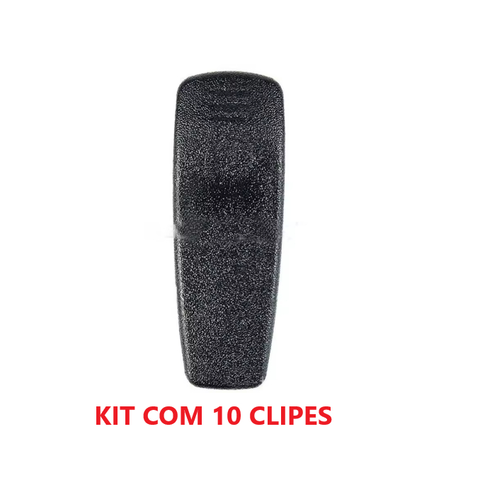 Clipe de cinto de bateria para Motorola, rádio bidirecional Kit com 10 Clipes de PTT Originais , DEP450 - SKU104