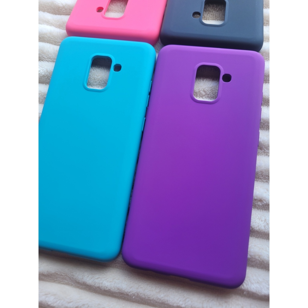 Capinha para Samsung Galaxy A8 Plus A730 + PELÍCULA VIDRO 3D - Capa emborrachada impacto