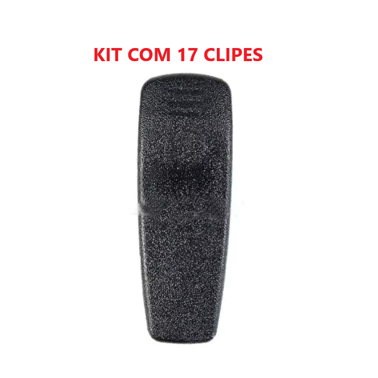 Clipe de cinto de bateria para Motorola, rádio bidirecional Kit com 17 Clipes de PTT Originais , DEP450 - SKU106